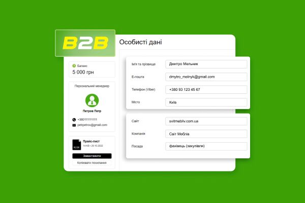 B2B кабінет. Що це, основні можливості та особливості