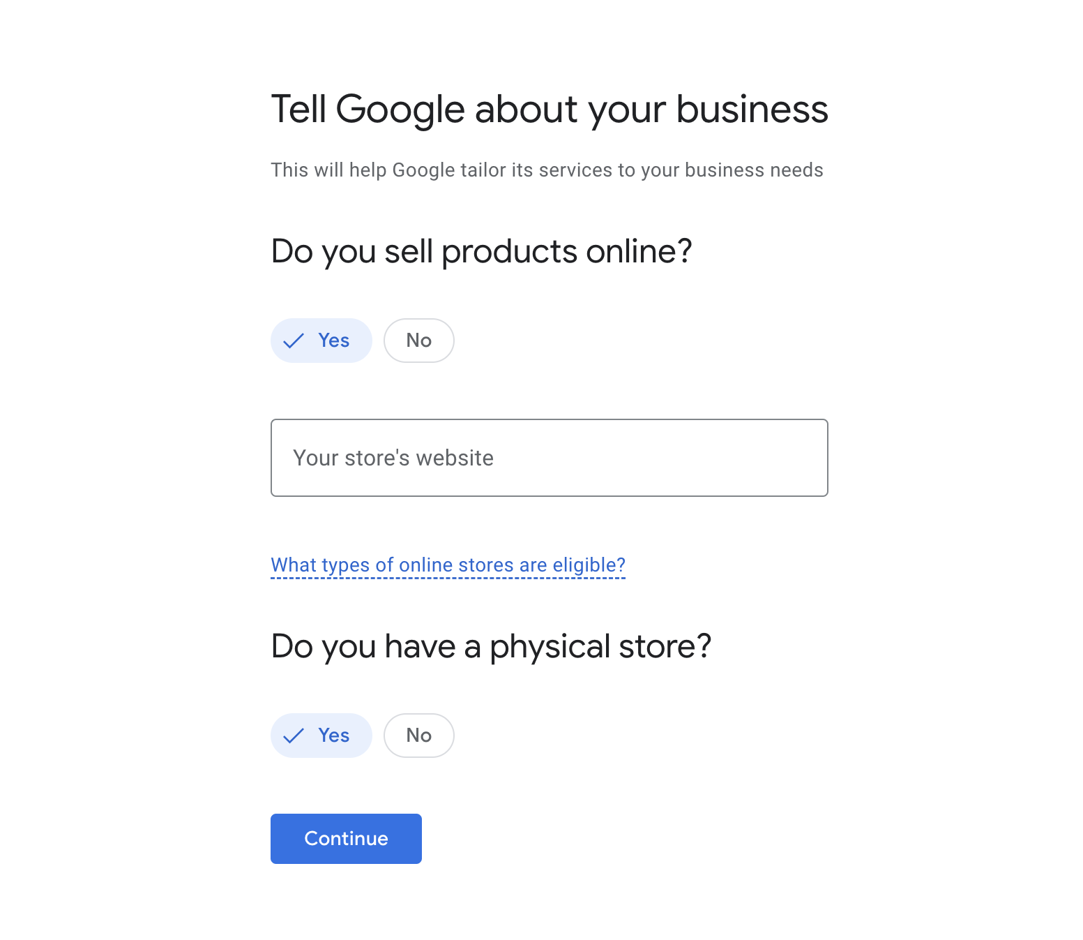 Реєстрація у Google Merchant Center Next